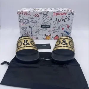 Dolce & Gabbana | Shoes | Dolce Gabbana Portofino Drip Slide  display picture 3